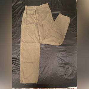 Green H&M Cargo Pants.